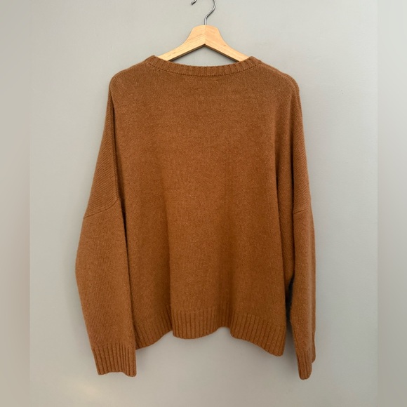Organic BY JOHN PATRICK Wide Pull Over Sweater - Vicuña, 100% Cashmere, Medium - Picture 12 of 16